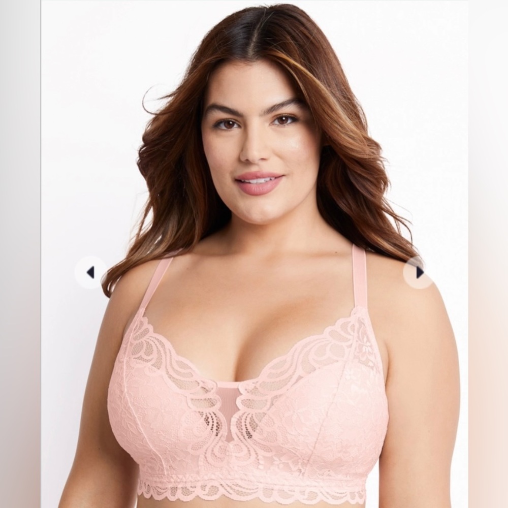 NWT Bali Wireless Pink Bra XL/DD